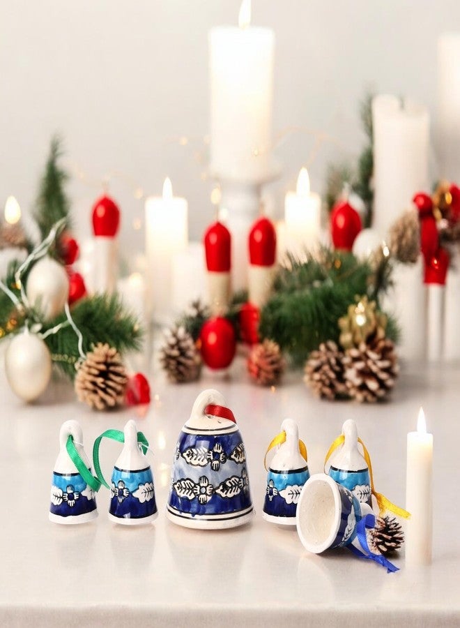 NATRIEL Merry Christmas Bells Handmade Jingle Bells Set| Tree Decoration Items | Ornaments | Props Decorations Items for Home Church (5, Option-02) - Image 3